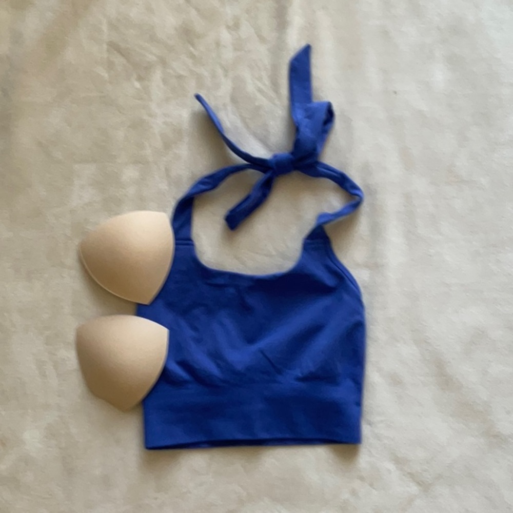 NWOT Blue Workout Set - Picture 5 of 6
